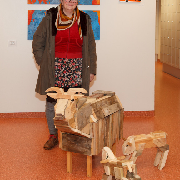 Aðalheiður S. Eysteinsdóttir listamaður. mynd GK