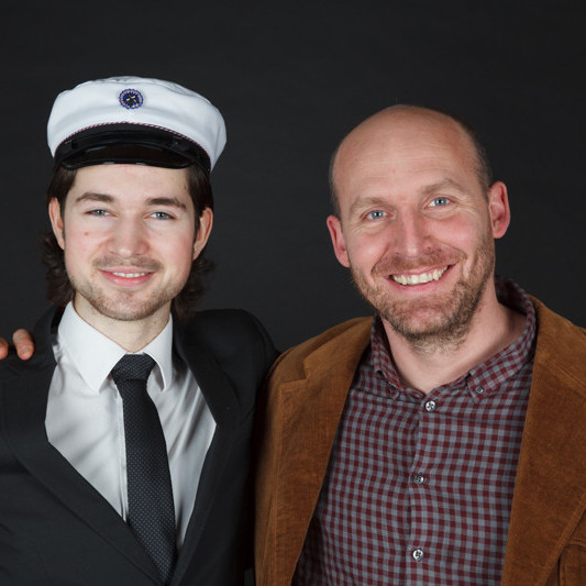 Guðni Brynjólfur og Óliver mynd GK