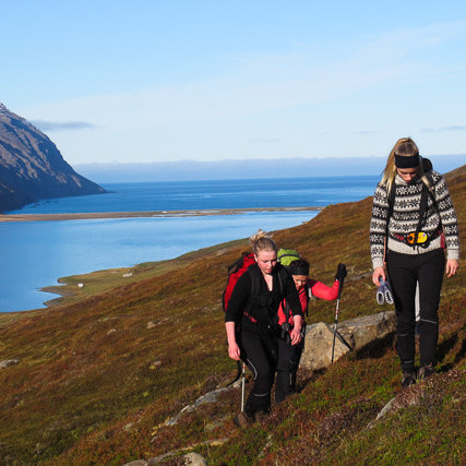 Fjallganga yfir Fossabrekkur mynd Óliver