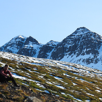 Fjallganga yfir Fossabrekkur mynd Óliver