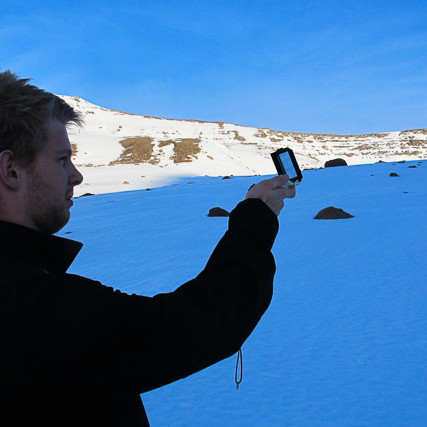 Fjallganga yfir Fossabrekkur mynd Óliver