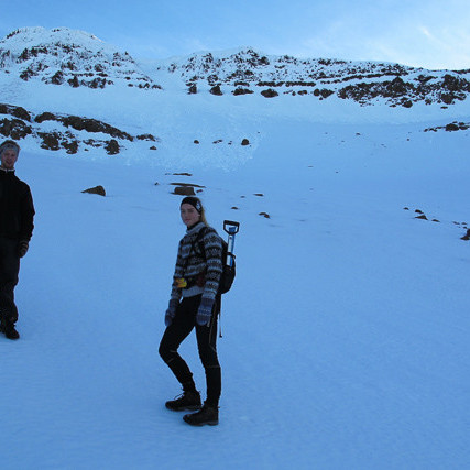 Fjallganga yfir Fossabrekkur mynd Óliver