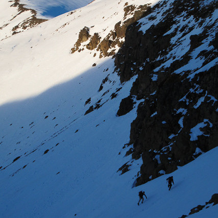 Fjallganga yfir Fossabrekkur mynd Óliver