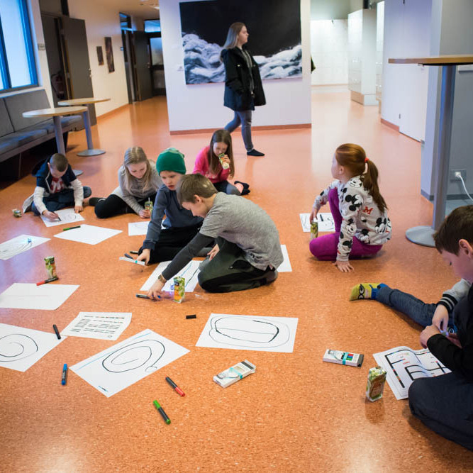 Nemendur þriðja bekkjar í Grunnskóla Fjallabyggðar