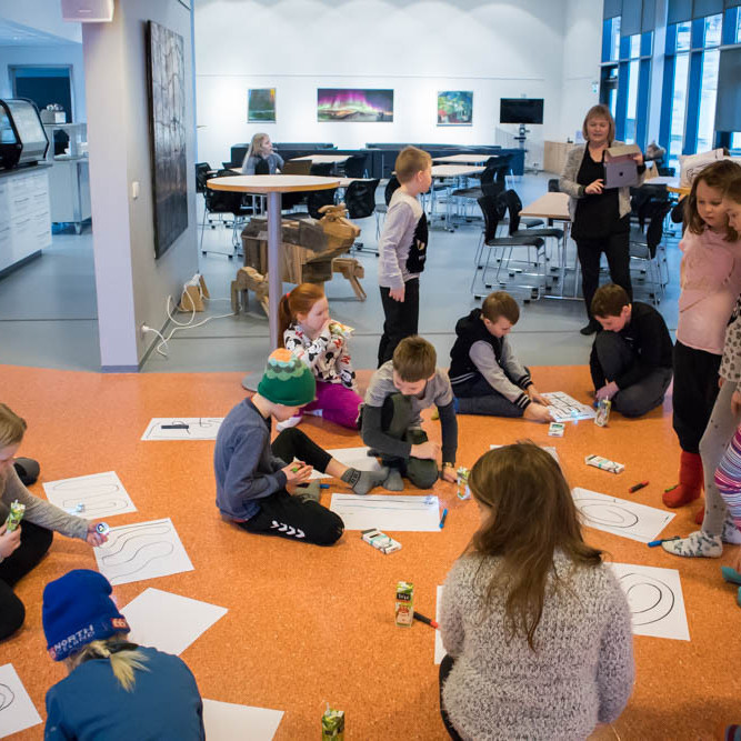 Nemendur þriðja bekkjar í Grunnskóla Fjallabyggðar