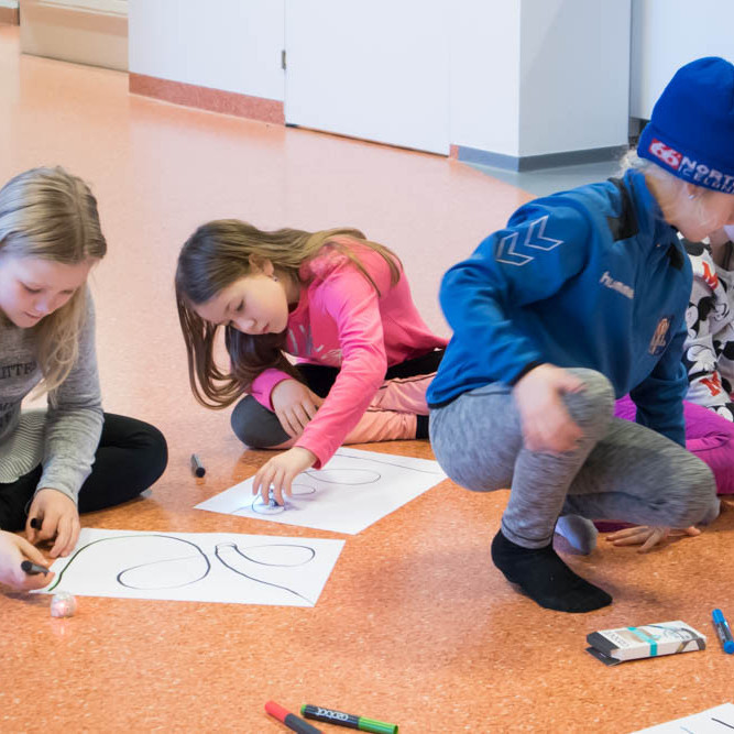 Nemendur þriðja bekkjar í Grunnskóla Fjallabyggðar