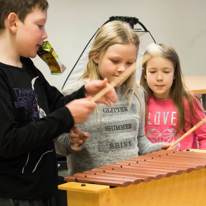 Nemendur þriðja bekkjar í Grunnskóla Fjallabyggðar