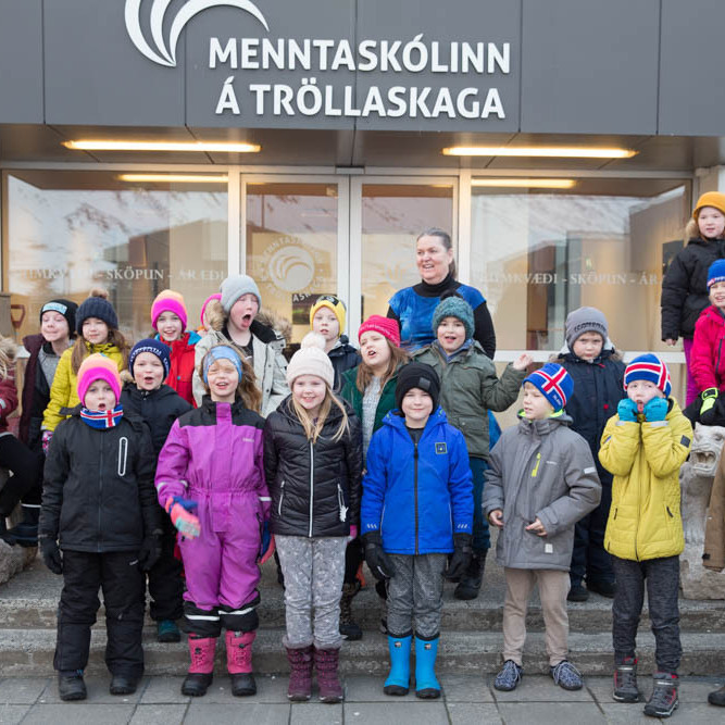 Nemendur þriðja bekkjar í Grunnskóla Fjallabyggðar