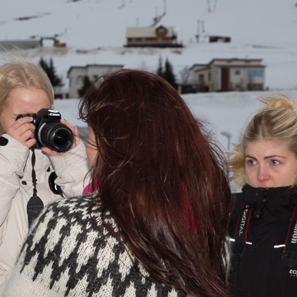 Kristín Ágústa, Þórhildur og Kristín Gonnþóra mynd GK