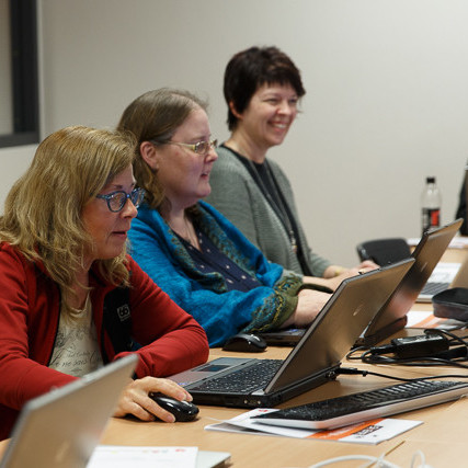 Hjördís, Byrgitta og Villa mynd GK