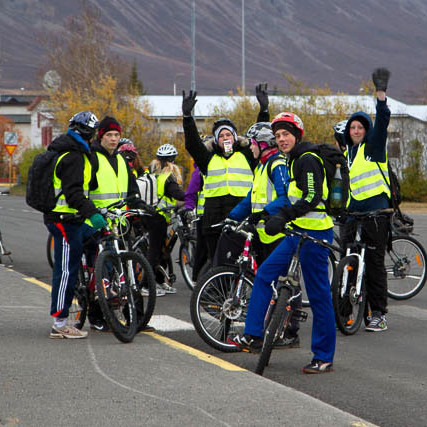 Reiðhjólaferð mynd GK