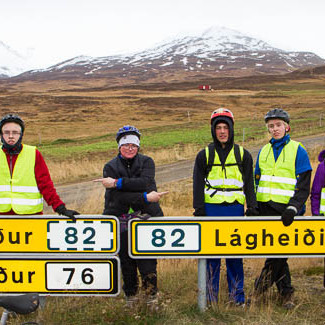 Reiðhjólaferð mynd GK