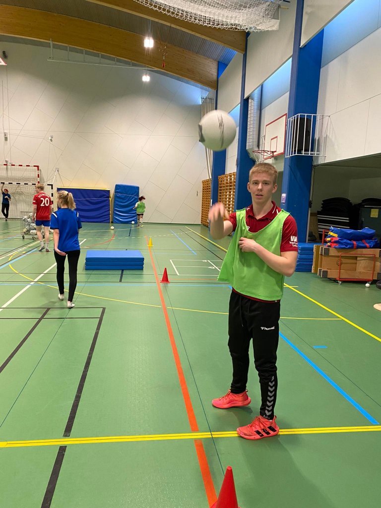 Nemendur MTR og VMA bregða á leik. Ljósmynd: Lísebet Hauksdóttir.
