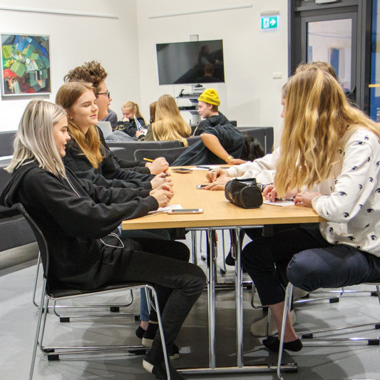 Nemendur grunnskólans yrkja í MTR