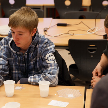 Verkefnið er þríþætt, veitir þjálfun í stærðfræði, æfir fínhreyfingar og svo eru gripirnir aukaafrakstur, segir
Birgitta Sigurðardóttir, sérkennari.