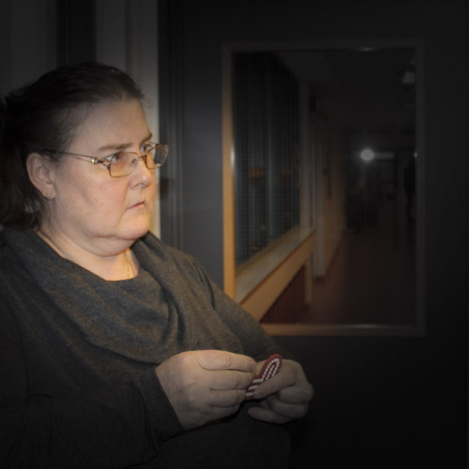 Verkefnið er þríþætt, veitir þjálfun í stærðfræði, æfir fínhreyfingar og svo eru gripirnir aukaafrakstur, segir
Birgitta Sigurðardóttir, sérkennari.