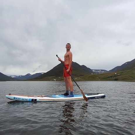 Synt í Ólafsfjarðarvatni Helgi Már