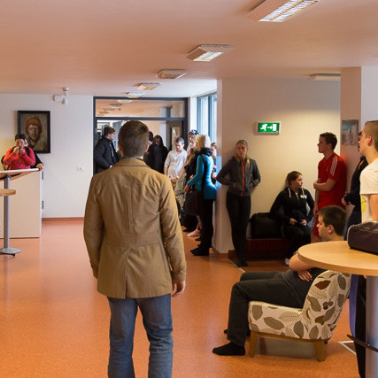 Skólafundur mynd GK