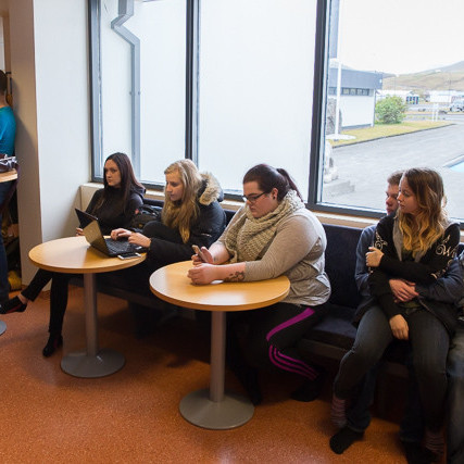 Skólafundur mynd GK