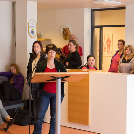 Skólafundur mynd GK