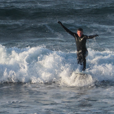 Surf kennsla Dalvík á mynd Óliver