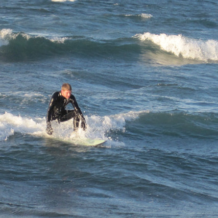 Surf kennsla Dalvík á mynd Óliver