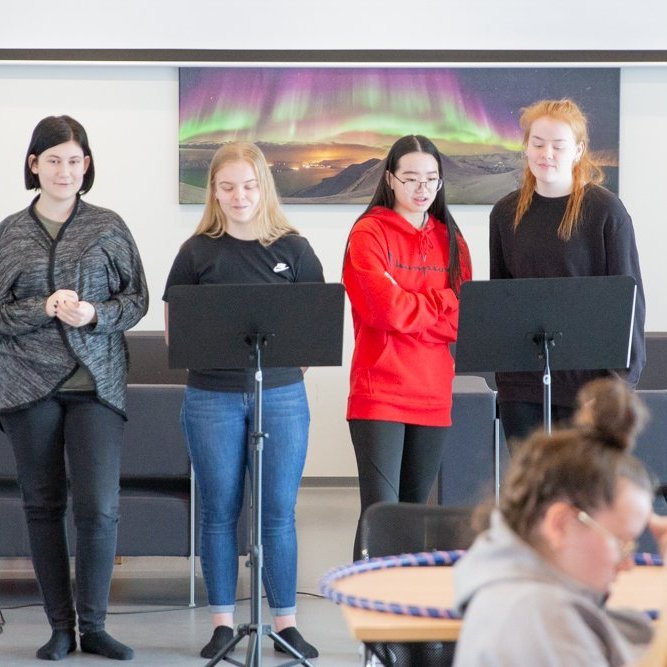 Tónlistaráfangi í miðannarviku vor 2019