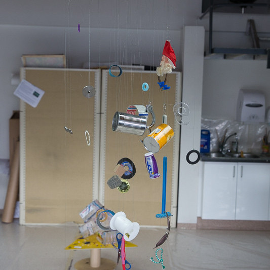 Úrgangslist í miðannarviku mynd Gísli