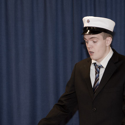 Fannar Örn hélt mjög góða ræðu við útskriftina. (Mynd: Lára Stefánsdóttir)