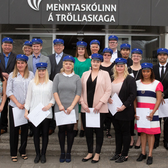 Útskrift vor 2018 mynd GK