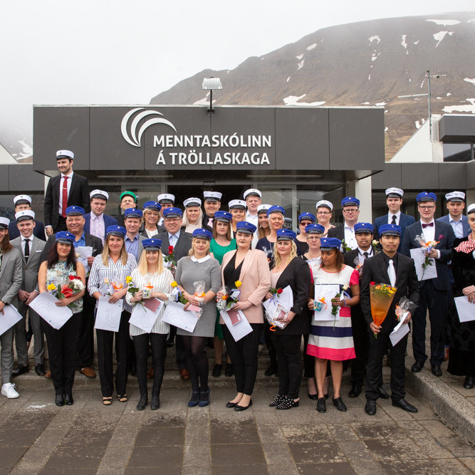 Útskrift vor 2018 mynd GK