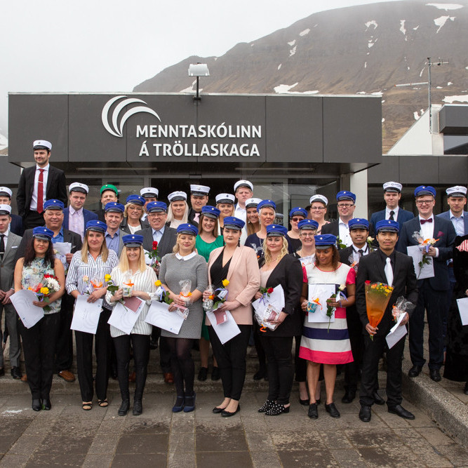 Útskrift vor 2018 mynd GK