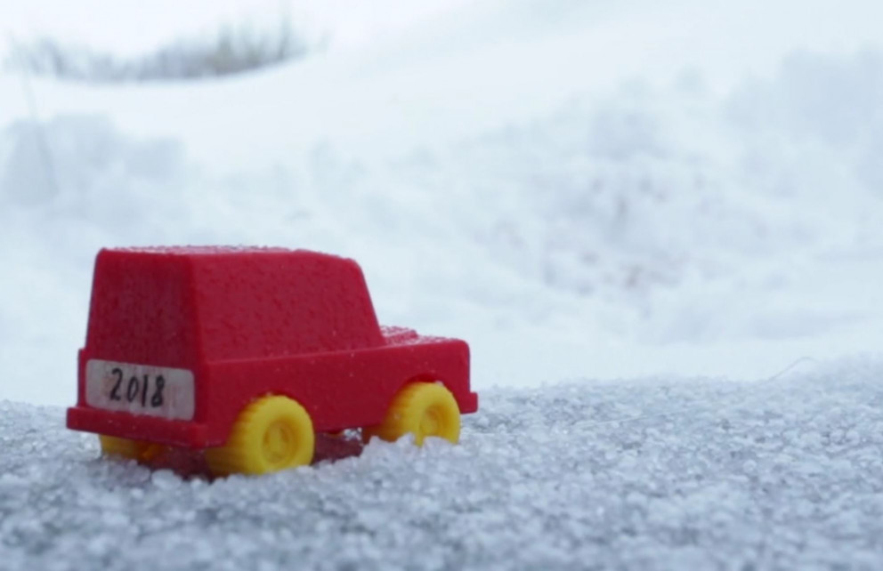 Skjáskot úr myndbandi