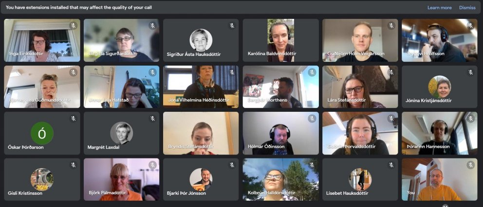 Kennarafundi var stýrt frá Kalamata í Grikklandi að þessu sinni. Þar er Karólína Baldvinsdóttir fund…