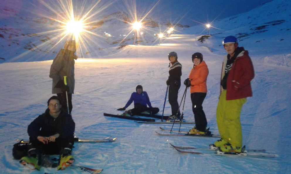 Útivist á skíðum