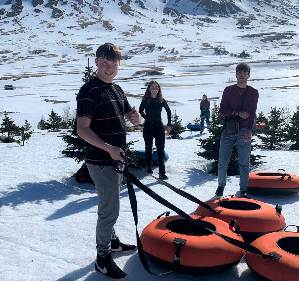 Úti að leika í snjónum.
Ljósmynd: ΣΤΑΥΡΟΥΛΑ ΧΡΙΣΤΙΝΑ ΙΒΚΟΒΙΤΣ
