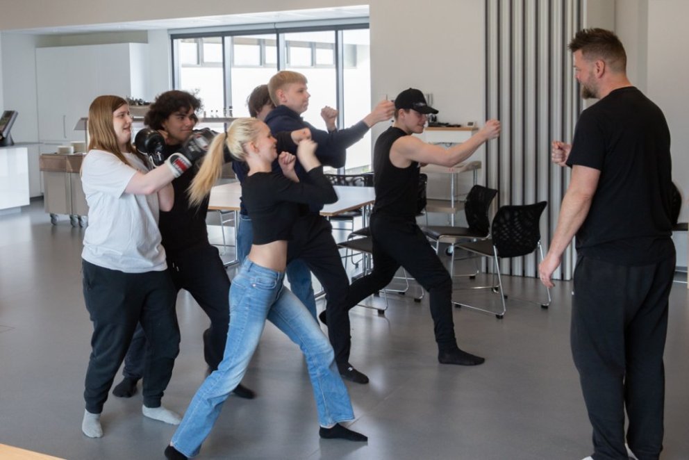 Hnefaleikar listakennarans