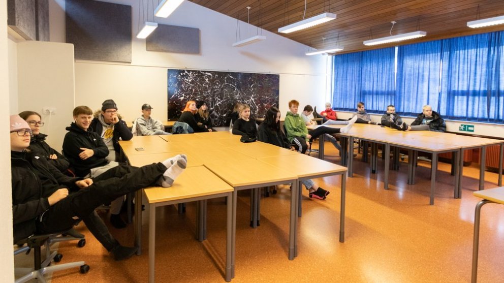 Nemendur 10. bekkjar mynd GK