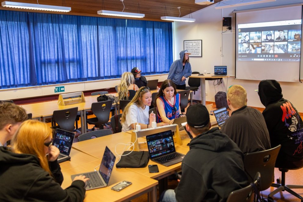 Að nýta sér tæknina mynd GK