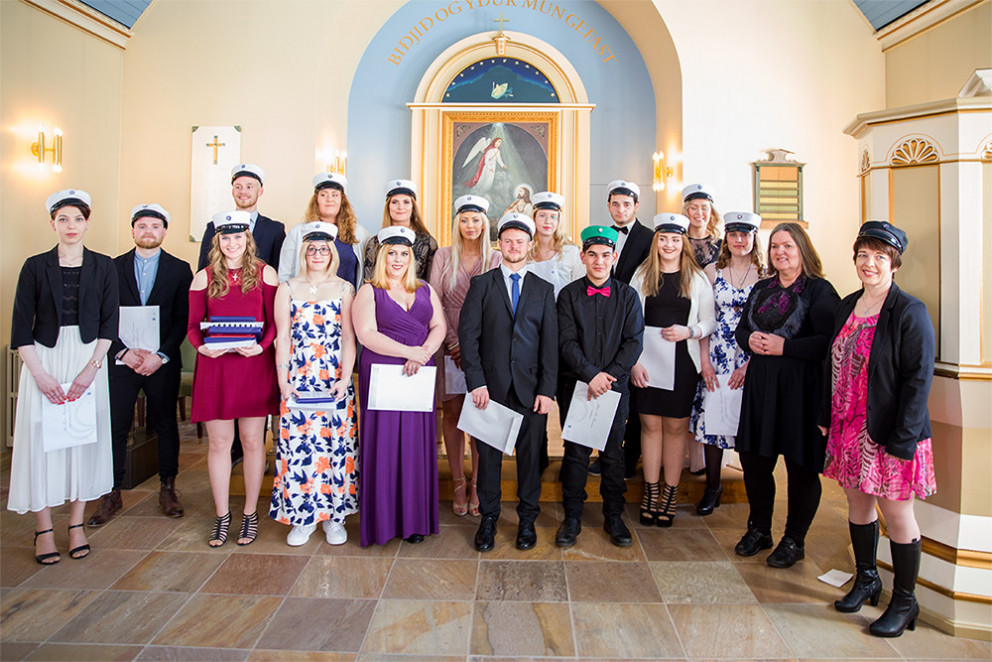 Stúnentar hópmynd GK