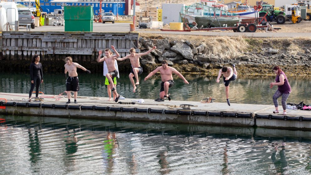 Sjósund mynd GK