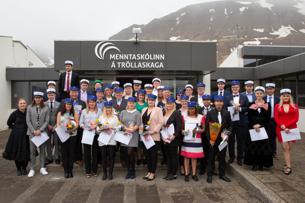 Útskriftarnemar mynd GK