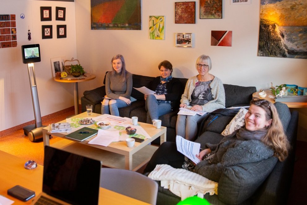 Edward, Guðríður, Rósa, Dóróþea og Unnur. Mynd GK