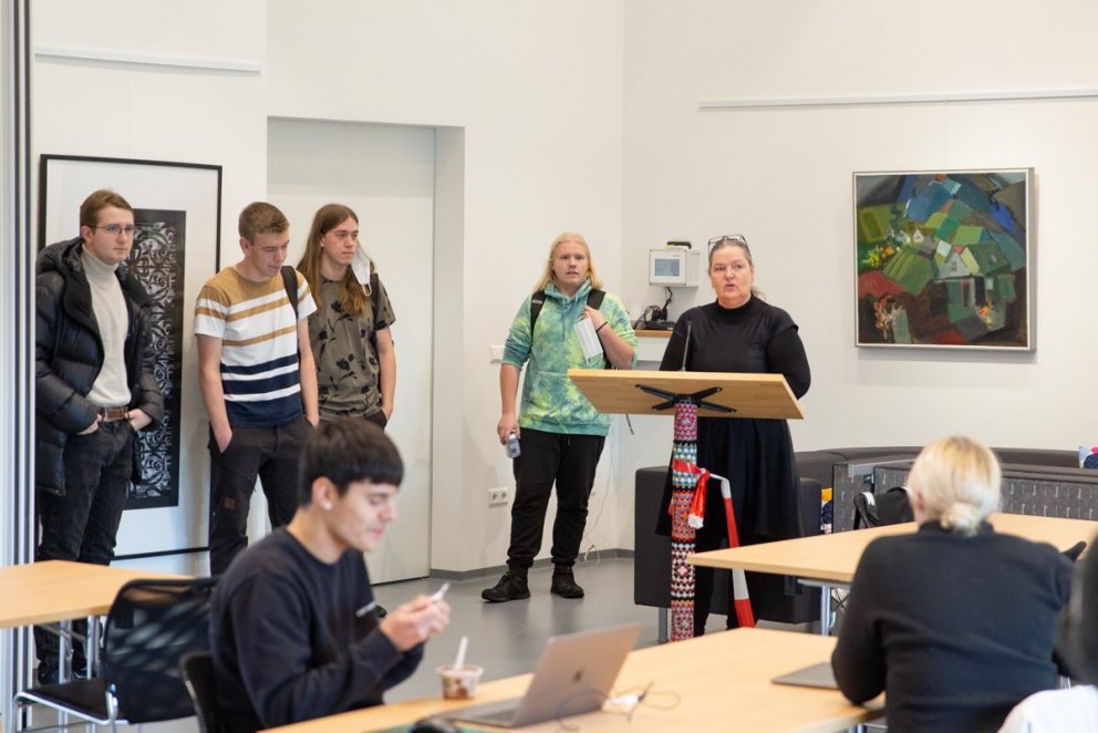 Sigurvegurum fagnað mynd GK