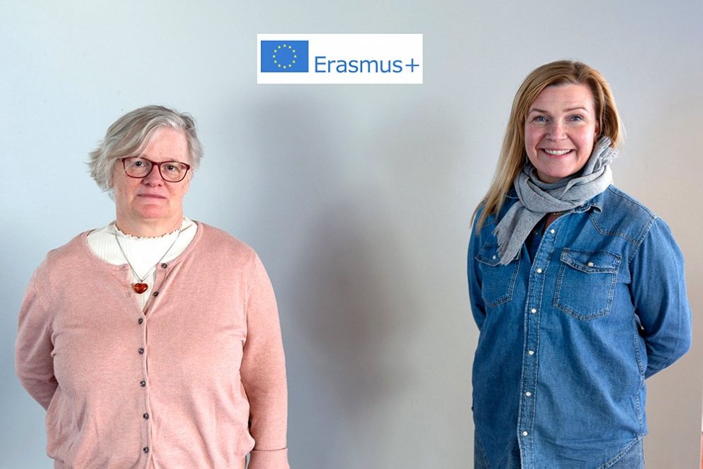 Ida Semey og Eva Einarsdóttir frá Rannís