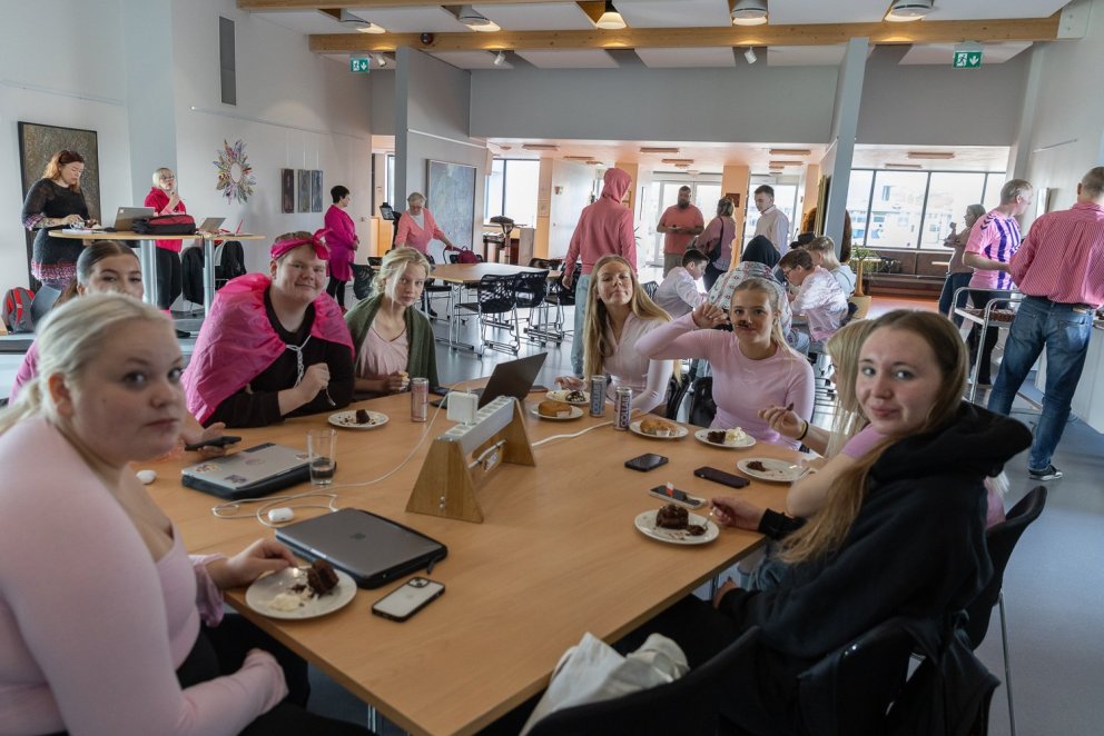 Skólafundur mynd GK