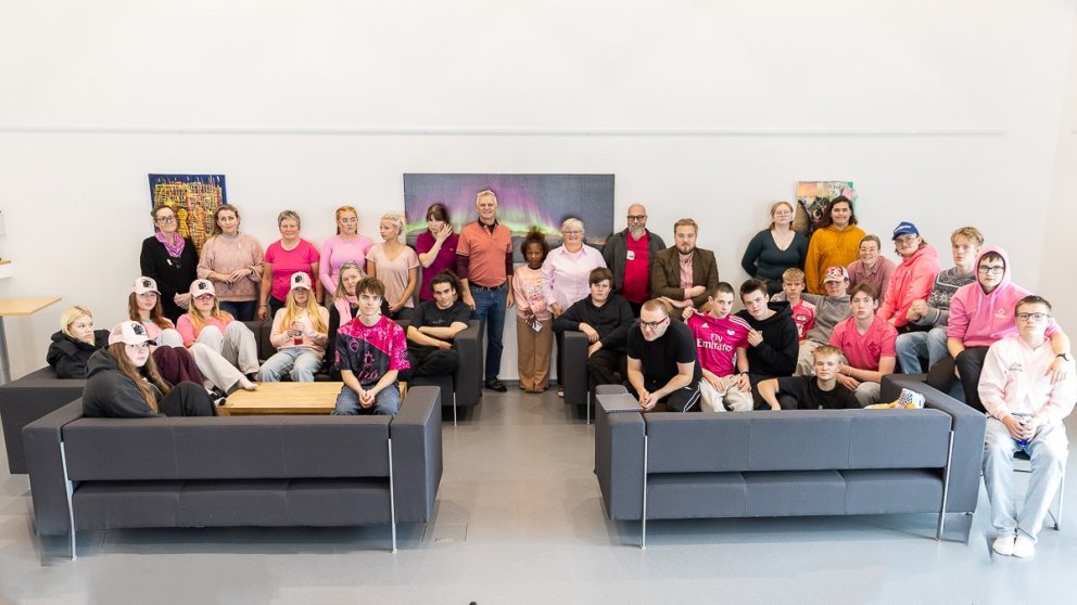 Bleikur dagur hópmynd GK