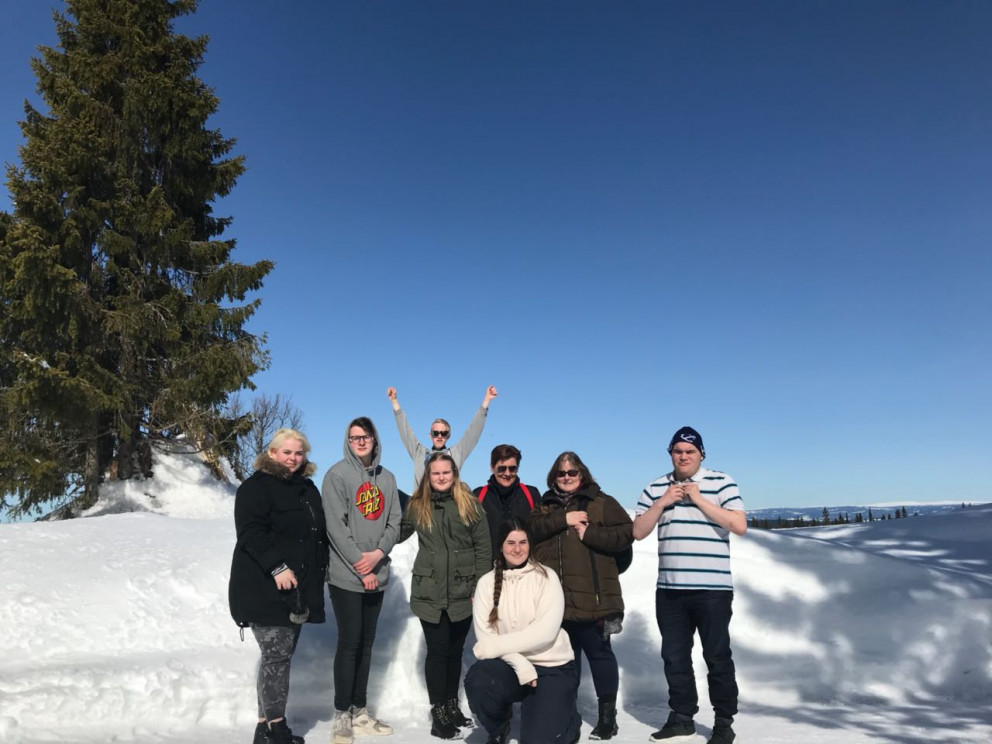 Á hundasleða í Noregi