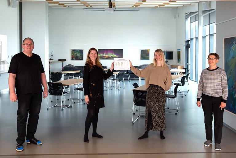 Gísli, Unnur, Þorbjörg og Jónína mynd Hólmar Óðinsson