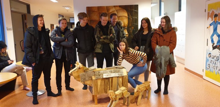 Valsárskólanemendur mynd BT